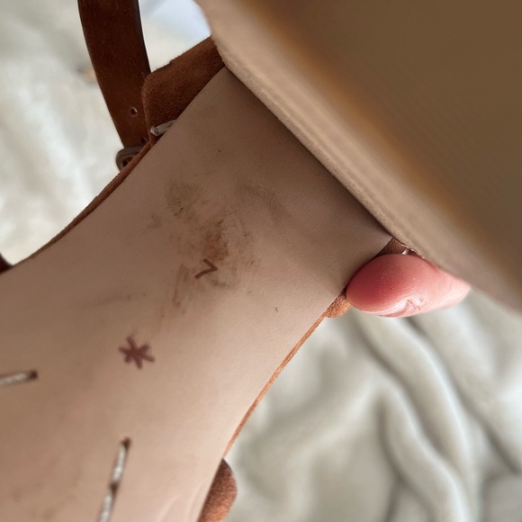 Splendid brown suede sandal heel - Picture 7 of 8